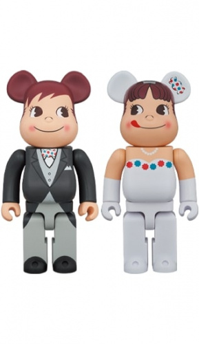 ベアブリック 400％ BE@RBRICK ウェディング ペコちゃん & ポコちゃん 2体セット