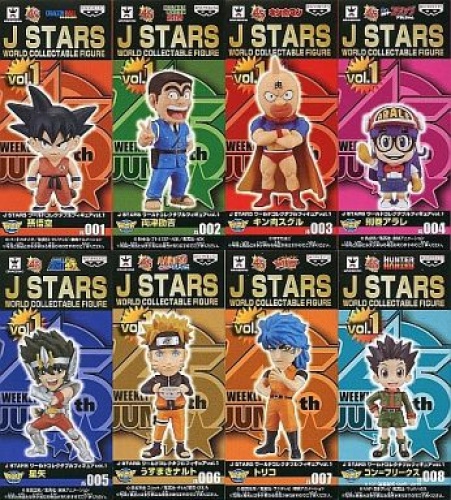 ジャンプ J STARS ワールドコレクタブルフィギュアvol.1 全8種セット