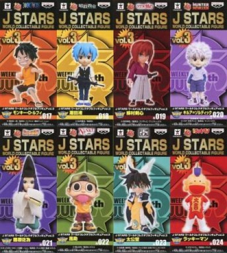 ジャンプ J STARS ワールドコレクタブルフィギュアvol.3 全8種セット