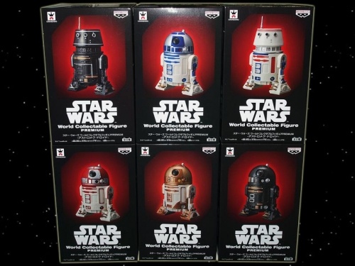 スター・ウォーズ　ワールドコレクタブルフィギュアPREMIUM アストロメク・ドロイド 全6種セット