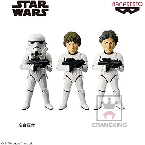 スター・ウォーズ　ワールドコレクタブルフィギュアPREMIUM STORMTROOPER ストームトルーパー 全3種セット