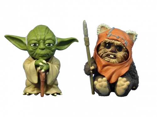 スター・ウォーズ　ワールドコレクタブルフィギュアPREMIUM YODA＆EWOK 全2種セット