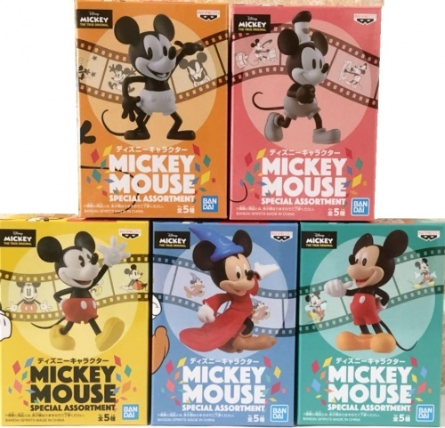 ディズニーキャラクター MICKEY MOUSE SPECIAL ASSORTMENT 全5種セット