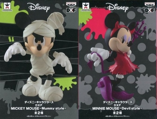 ディズニーキャラクターズ DXF MICKEY MOUSE Mummy & Devil style ミッキーマウス&ミニーマウス A. 全2種