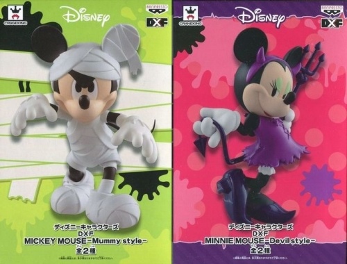 ディズニーキャラクターズ DXF MICKEY MOUSE Mummy & Devil  style ミッキーマウス&ミニーマウス B. 全2種
