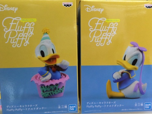 ディズニーキャラクターズ Fluffy Puffyドナルドダック 全2種セット