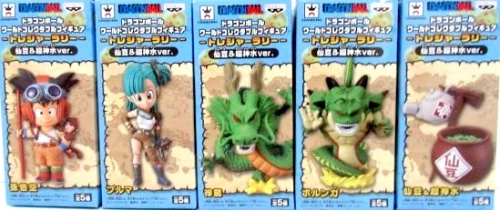 ドラゴンボール ワールドコレクタブルフィギュア トレジャーラリー 仙豆＆超神水ver. 全5種セット