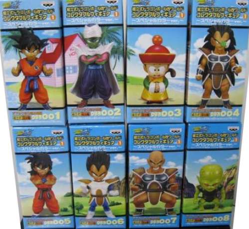 ドラゴンボール改 ワールドコレクタブルフィギュア vol.1 スペシャルカラー 天下分け目の超決戦編 全8種