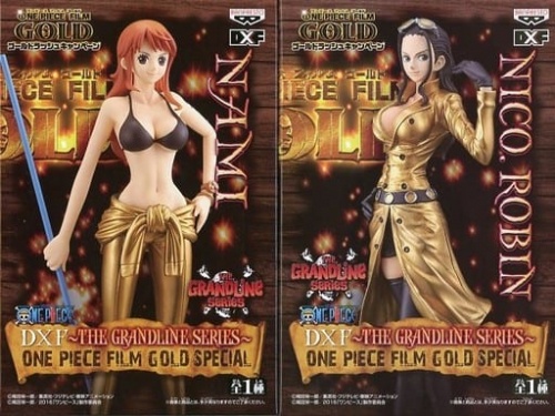 ナムコ限定 ワンピースくじ B賞 DXF THE GRANDLINE SERIES FILM GOLD SPECIAL ナミ&ロビン (当選通知書付き)