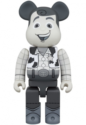  ベアブリック 1000％ BE@RBRICK WOODY B&W Ver. ウッディ