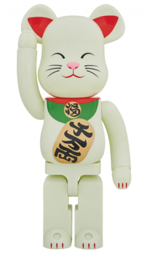 ベアブリック 1000％ BE@RBRICK 招き猫 蓄光