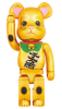 ベアブリック 1000％ BE@RBRICK 招き猫 金メッキ