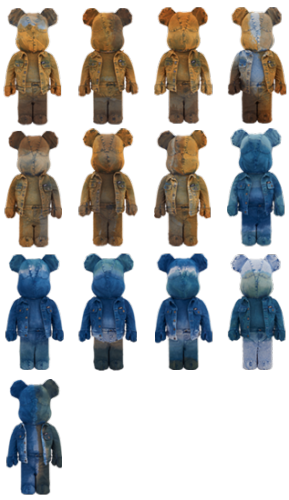 ベアブリック 1000％ DRxROMANELLI × GUESS ONE OF KIND COLLECTION BE@RBRICK 第5弾