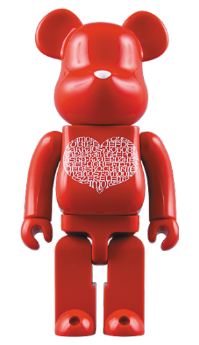 ベアブリック 1000％ International Love Heart BE@RBRICK