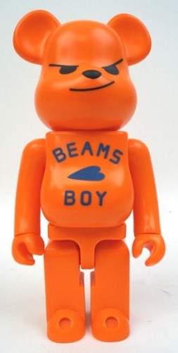 BE＠RBRICK ベアブリック 400％ BEAMS BOY (オレンジ)