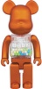 ベアブリック MY FIRST BE@RBRICK 400％ B@BY Pearl Orange Ver.