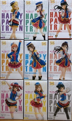 ラブライブ! サンシャイン!! SSSフィギュア HAPPY PARTY TRAIN 全9種セット