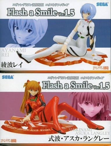 ヱヴァンゲリヲン新劇場版 エクストラフィギュア Flash a Smile Ver.1.5 全2種セット