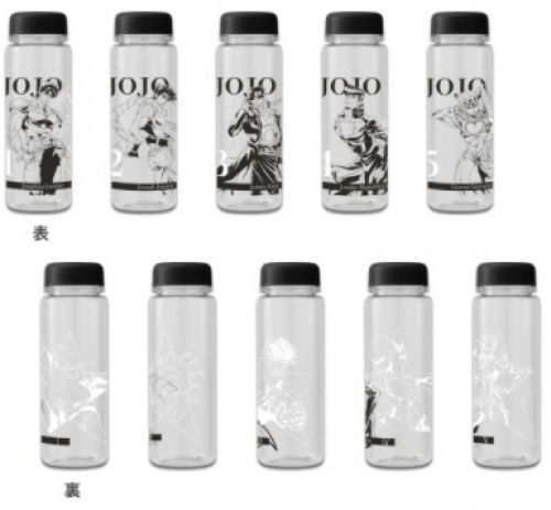 一番くじ ジョジョの奇妙な冒険 JOJO'S ASSEMBLE F賞 クリアボトル 全5種セット