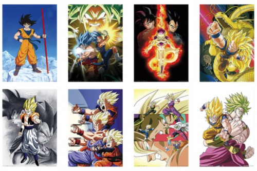 一番くじ ドラゴンボール BACK TO THE FILM I賞 ビジュアルシート 全8種セット