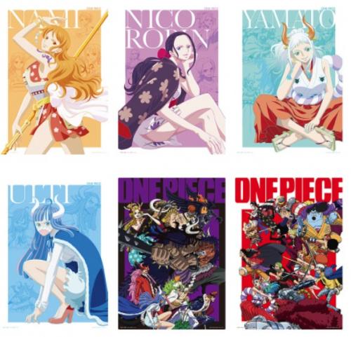 一番くじ ワンピース EX ONE PIECE GIRL'S COLLECTION 覇ノ煌 F賞 ビジュアルシートコレクション 全6種セット