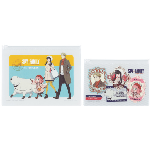 一番くじ 劇場版 SPY×FAMILY CODE： White E賞 トラベルフラットポーチ2個セット