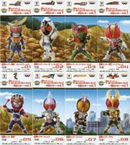 仮面ライダーシリーズ　ワールドコレクタブルフィギュア 平成ライダー vol.1 全8種