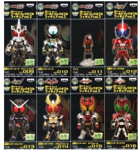 仮面ライダーシリーズ　ワールドコレクタブルフィギュアvol.2 全8種