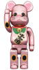 ベアブリック 1000％ BE@RBRICK 招き猫 桃金メッキ