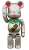 超合金 BE@RBRICK 招き猫 銀メッキ弐