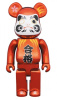 ベアブリック 400％ BE@RBRICK 達磨 合格 赤メッキ