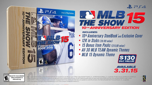 [PS4]MLB 15 The Show 10th Anniversary Edition(北米版)(CUSA-00998)