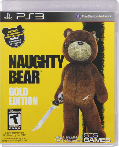 [PS3]NAUGHTY　BEAR　GOLD　EDITION(海外版)