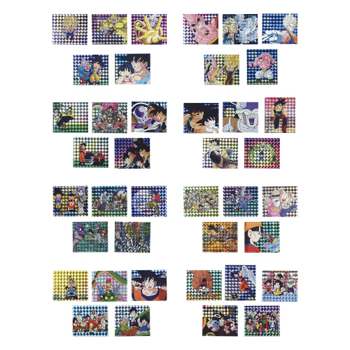 一番くじ ドラゴンボール VSオムニバスアルティメット H賞 フレークプリズムステッカー 全8種セット