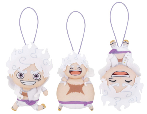 ワンピース ゴムひも付きぬいぐるみ～ルフィギア５～ 全3種セット