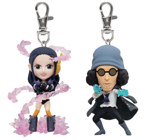 ワンピース フィギュアキーホルダー vol.4 全2種セット ニコ・ロビン クザン （青キジ）