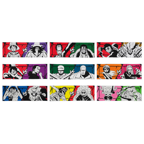 一番くじ ワンピース The Greatest Battle～偉大なる航路へ～ H賞 ロングタオル～決闘コレクション～ 全9種セット