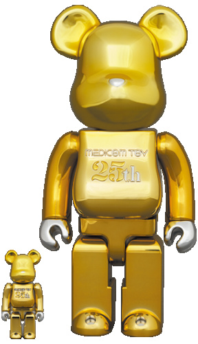 ベアブリック 400％ BE@RBRICK 25th Anniversary Model 100％ ＆ 400％