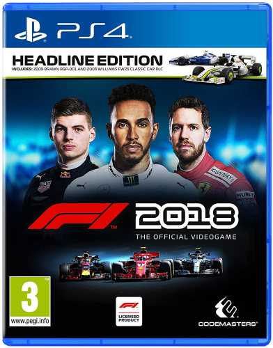 [PS4]F1 2018 HEADLINE EDITION(EU版)(CUSA-10871)