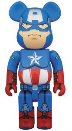 BE＠RBRICK ベアブリック 400％ CAPTAIN AMERICA