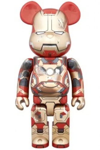 BE＠RBRICK ベアブリック 400％ IRON MAN MARK XLII（42）DAMAGE Ver.