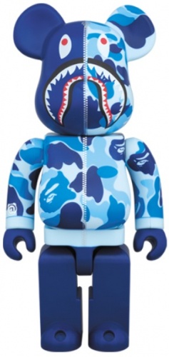 BE＠RBRICK ベアブリック 400％ BAPE(R) CAMO SHARK BLUE