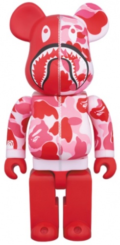 BE＠RBRICK ベアブリック 400％ BAPE(R) CAMO SHARK PINK