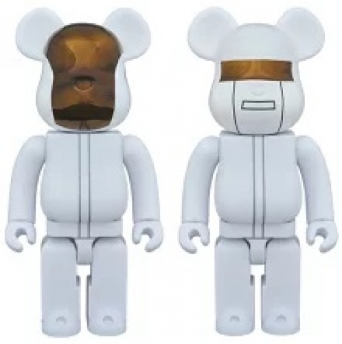 BE＠RBRICK ベアブリック 400％ DAFT PUNK （WHITE SUITS Ver.） 2 PACK GUY-MANUEL de HOMEM-CHRISTO／ THOMAS BANGALTER