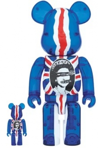 BE＠RBRICK ベアブリック 100％ & 400％ God Save The Queen Clear Ver.