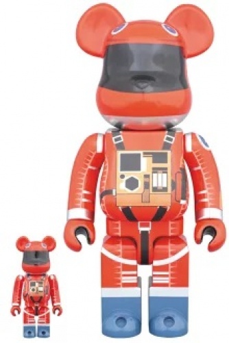 BE＠RBRICK ベアブリック 100％ & 400％ SPACE SUIT ORANGE Ver.