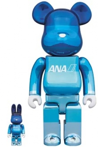 BE＠RBRICK ベアブリック 100％＆400％ ANA クロムグラデーション R@BBRICK