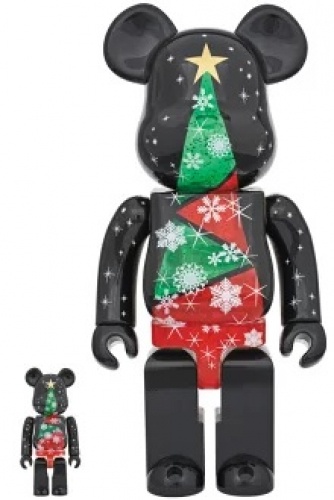 BE＠RBRICK ベアブリック 100％＆400％ 2017 Xmas Stained-glass tree Ver.2