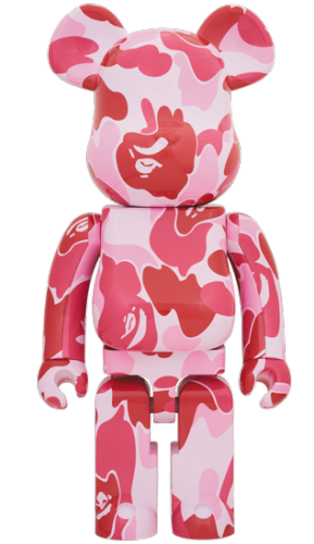 ベアブリック 1000％ BE@RBRICK ABC CAMO PINK ピンク