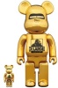 BE＠RBRICK ベアブリック 100％ ＆ 400％ XLARGE(R) × HAJIME SORAYAMA GOLD